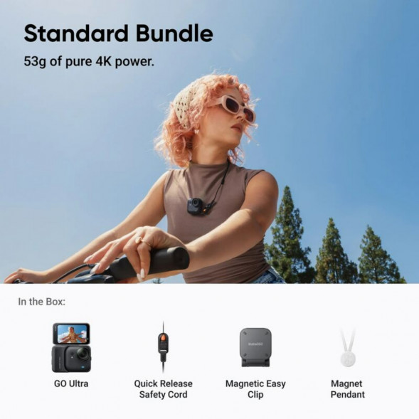 Экшн-камера Insta360 GO Ultra Standard Bundle, Black в Иркутске