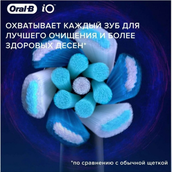 Сменные насадки Oral-B iO Series Ultimate Clean 360, 8 шт., черный в Иркутске