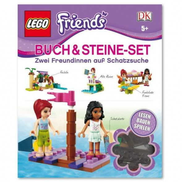 Книга и набор кубиков LEGO Friends Buch &amp;amp; Steine-Set Zwei Freundinnen auf Schatzsuche в Иркутске