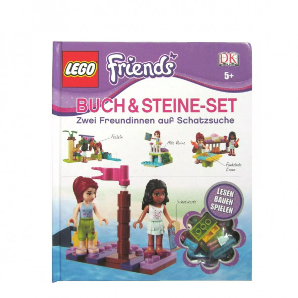 Книга и набор кубиков LEGO Friends Buch &amp;amp; Steine-Set Zwei Freundinnen auf Schatzsuche в Иркутске