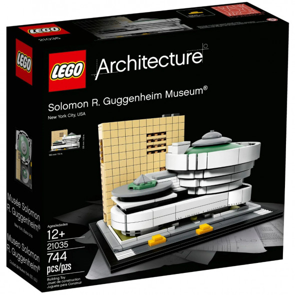 Конструктор LEGO Architecture 21035 Музей Соломона Гуггенхайма в Иркутске