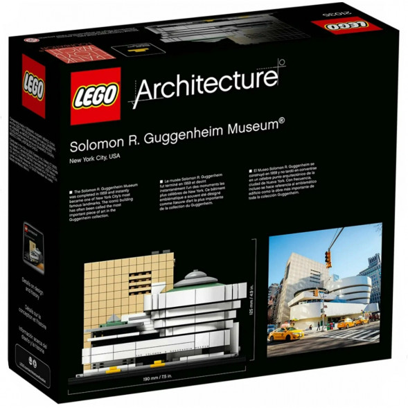 Конструктор LEGO Architecture 21035 Музей Соломона Гуггенхайма в Иркутске