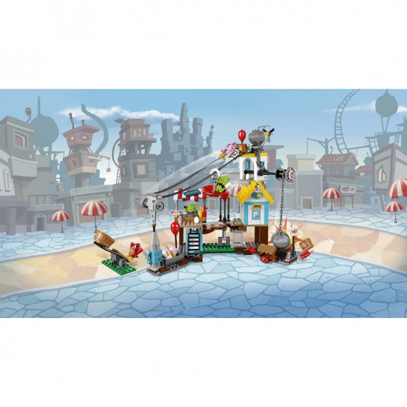 Конструктор LEGO Angry Birds 75824 Разгром Свинограда в Иркутске