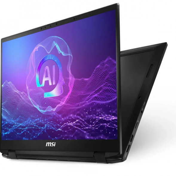 Ноутбук трансформер MSI Summit Pro 16 AI A2HVETG-084RU (16&amp;quot;, IPS, Intel Core Ultra 9 285H 2.9ГГц, 16 ядер, 32ГБ LPDDR5, 1ТБ SSD, NVIDIA GeForce RTX 4050 - 6 ГБ, Windows 11 Pro), черный в Иркутске