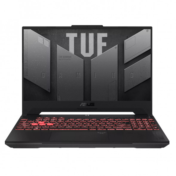 Ноутбук ASUS TUF Gaming A17 FA707NUG-HX156 (17.3&amp;quot;, IPS, 6 ядер, AMD Ryzen 7 7445HS 3.2 ГГц, 16 ГБ DDR5, SSD 512 ГБ, NVIDIA GeForce RTX 4050 - 6 ГБ, без ОС), черный в Иркутске