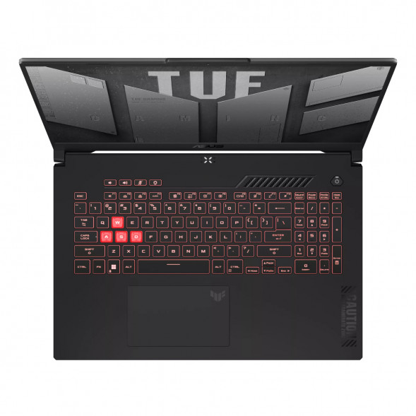 Ноутбук ASUS TUF Gaming A17 FA707NUG-HX156 (17.3&amp;quot;, IPS, 6 ядер, AMD Ryzen 7 7445HS 3.2 ГГц, 16 ГБ DDR5, SSD 512 ГБ, NVIDIA GeForce RTX 4050 - 6 ГБ, без ОС), черный в Иркутске