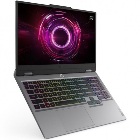 Ноутбук Lenovo LOQ 15AHP10 (83JG003DPB) (15.6&amp;quot;,  IPS, AMD Ryzen 5 220, 6 ядер, 16 ГБ DDR5, SSD 512 ГБ, NVIDIA GeForce RTX 5050 - 8 ГБ, без ОС), серый в Иркутске