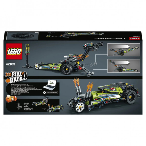 Конструктор LEGO Technic 42103 Драгстер в Иркутске