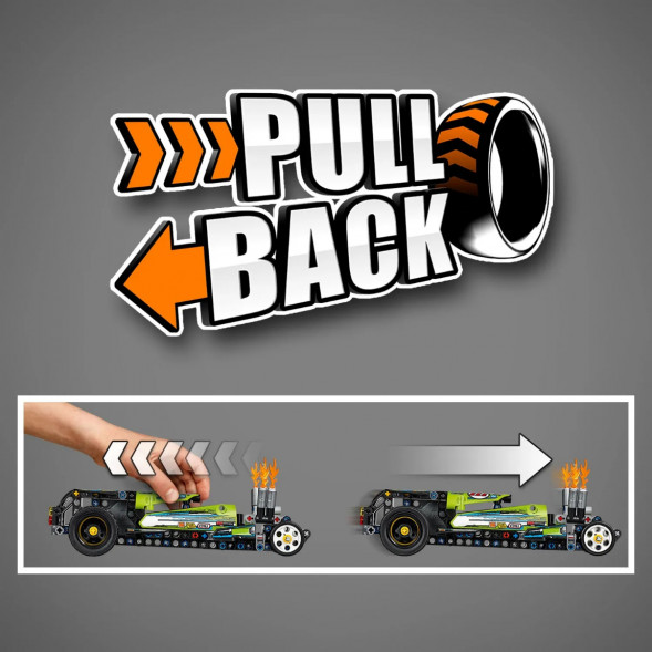 Конструктор LEGO Technic 42103 Драгстер в Иркутске