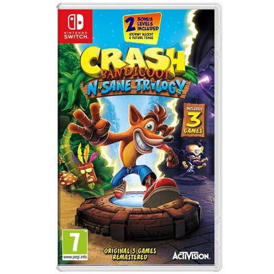 Игра Crash Bandicoot N-Sane Trilogy для (Switch, английский язык) в Иркутске