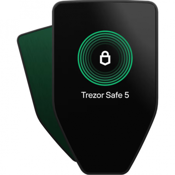 Аппаратный криптокошелек Trezor Safe 5, Green Beryl в Иркутске