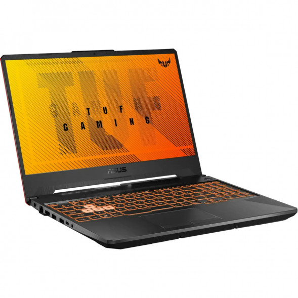 Ноутбук ASUS TUF Gaming A15 FA506NCG-HN330 (15.6&amp;quot;, IPS, AMD Ryzen 7 8845HS 3.8ГГц, 8-ядерный, 16ГБ DDR5, 512ГБ SSD, NVIDIA GeForce RTX 3050 - 4 ГБ, без ОС), черный в Иркутске