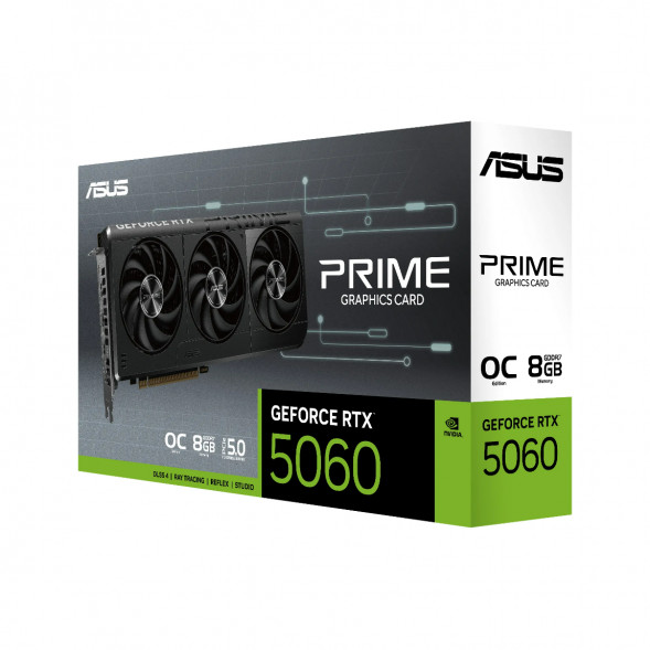 Видеокарта ASUS GeForce RTX 5060 Prime OC 8Gb (PRIME-RTX5060-O8G) в Иркутске