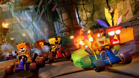 Игра Crash Team Racing Nitro-Fueled для Nintendo Switch, картридж в Иркутске