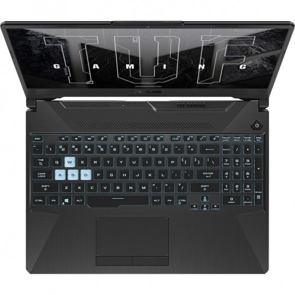 Ноутбук ASUS TUF Gaming A15 FA506NCG-HN199W (15.6&amp;quot;, IPS, AMD Ryzen 7 7445HS 3.2 ГГц, 6 ядер, 16 ГБ DDR5, SSD 512 ГБ, GeForce RTX 3050, Windows 11 Home), черный в Иркутске
