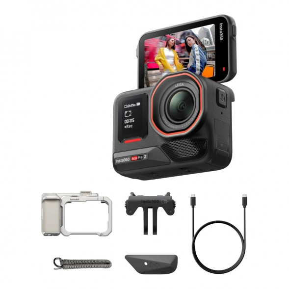 Экшн-камера Insta360 Ace Pro 2 Single Battery Xplorer Bundle, Silver в Иркутске