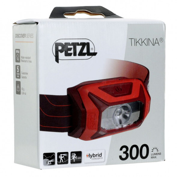 Налобный фонарь Petzl Tikkina E060AA03, красный в Иркутске