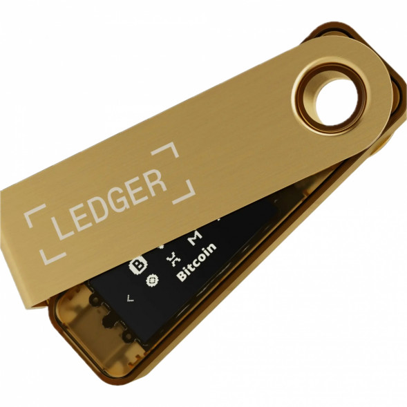 Криптокошелек Ledger Nano S Plus 1 шт., золотой в Иркутске