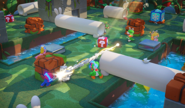 Игра Mario + Rabbids Kingdom Battle [Nintendo Switch, английский язык] в Иркутске