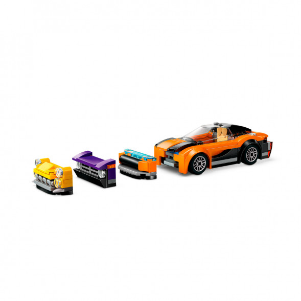 Конструктор LEGO City 60408 Грузовик-автовоз со спортивными автомобилями в Иркутске