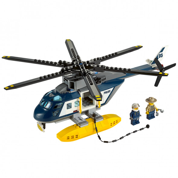 Конструктор LEGO City 60067 Погоня на полицейском вертолёте в Иркутске