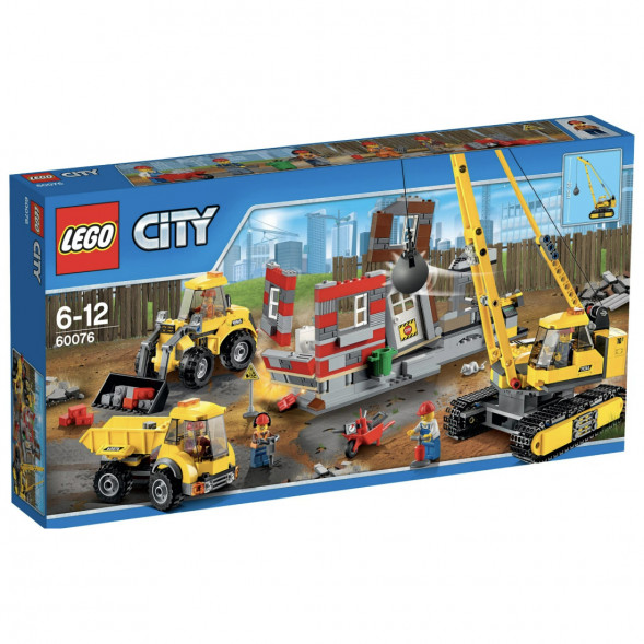 Конструктор LEGO City 60076 Снос здания в Иркутске