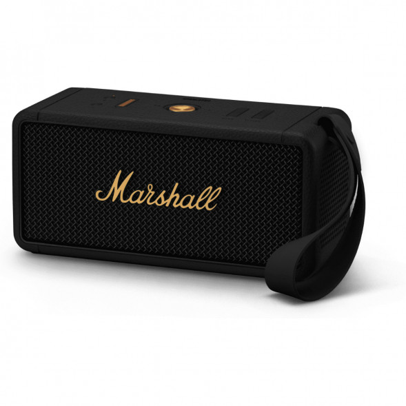 Портативная акустика Marshall Middleton, 60 Вт, черный и латунный в Иркутске