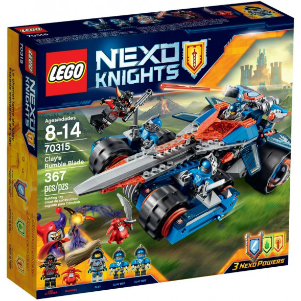 Конструктор LEGO Nexo Knights 70315 Устрашающий разрушитель Клэя в Иркутске