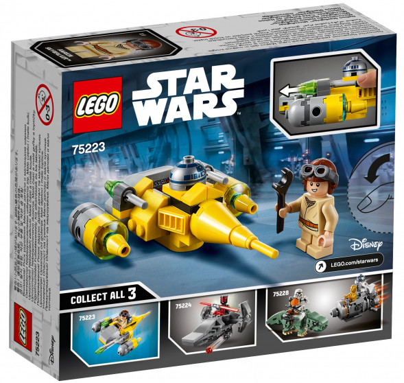 Конструктор LEGO Star Wars 75223 Микрофайтеры: Истребитель с планеты Набу в Иркутске