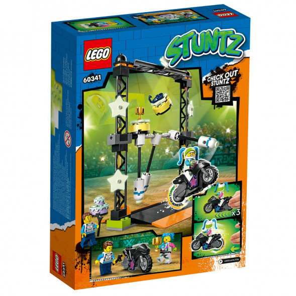 Конструктор LEGO City 60341 Трюковое испытание «Нокдаун» в Иркутске