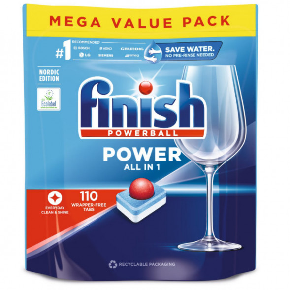 Таблетки для п/машины Finish Poweball Power All in 1, 110 шт. в Иркутске