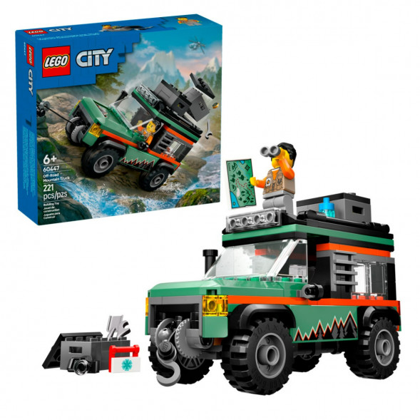 Конструктор LEGO City 60447 Внедорожный горный грузовик в Иркутске