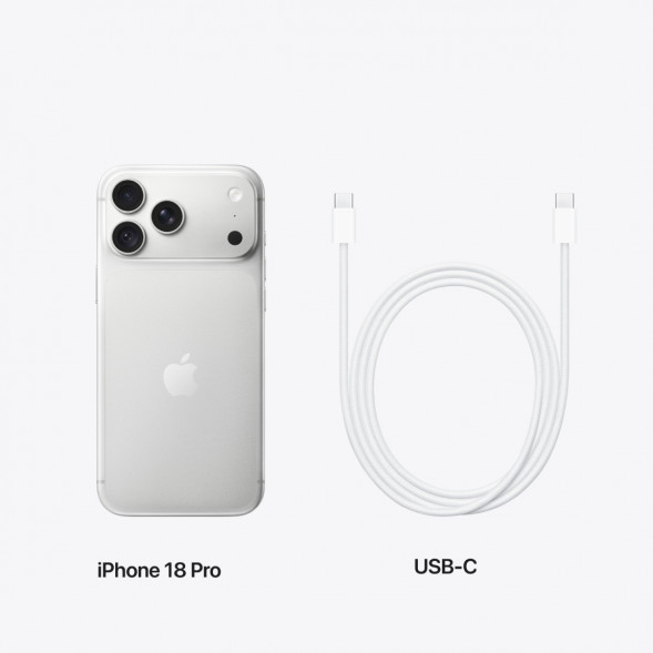 Смартфон Apple iPhone 18 Pro 2TB (SIM + eSIM), Silver в Иркутске