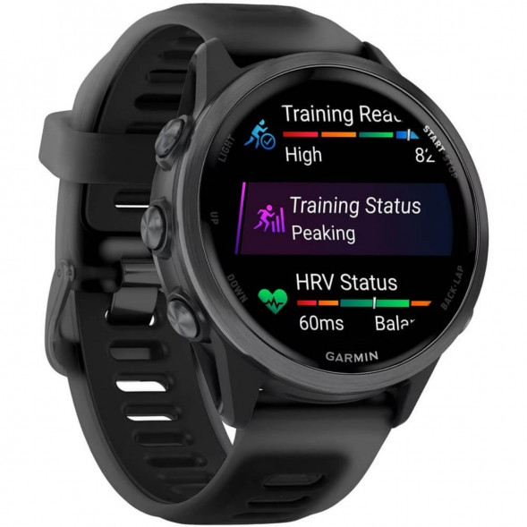 Умные часы Garmin Forerunner 570 42 мм Slate Grey Aluminium/Translucent Black 010-02970-00 в Иркутске