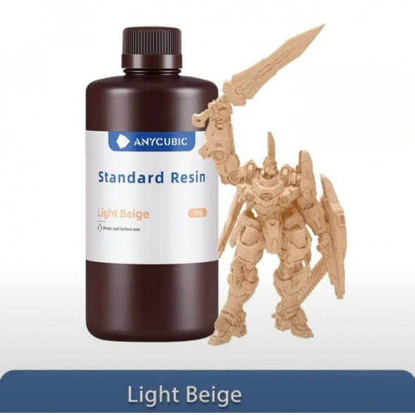 Смола для фотополимерного  принтера Anycubic Standard Resin Light Beige (Бежевый) в Иркутске