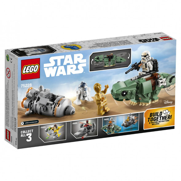 Конструктор LEGO Star Wars 75228 Спасательная капсула Микрофайтеры дьюбэк в Иркутске