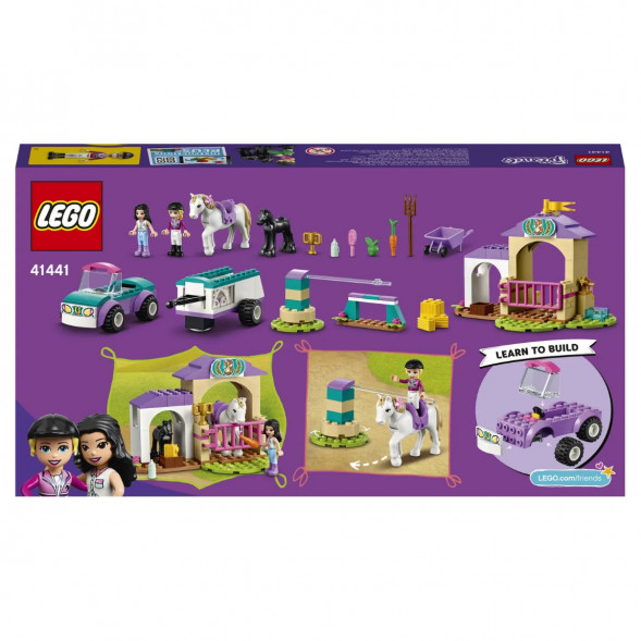 Конструктор LEGO Friends 41441 Тренировка лошади и прицеп для перевозки в Иркутске