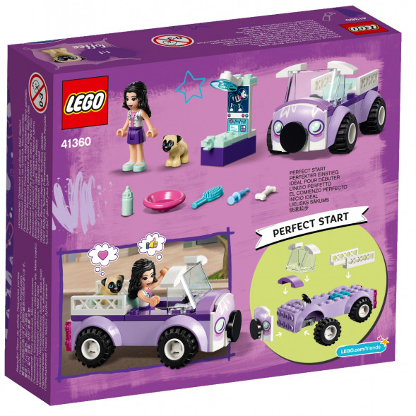 Конструктор LEGO Friends 41360 Передвижная ветклиника Эммы в Иркутске