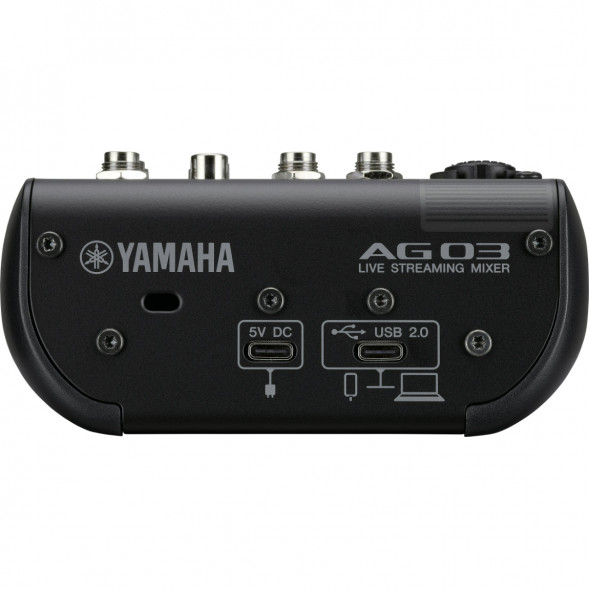 Микшер для стриминга Yamaha AG03MK2 LSPK Live Stream Black с аксессуарами в Иркутске