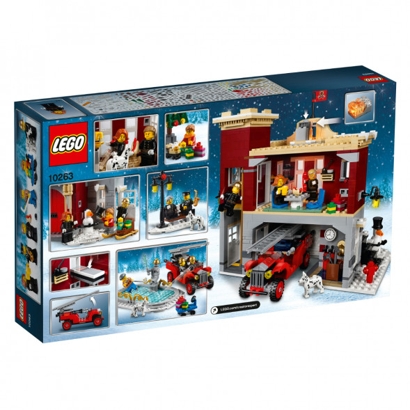 Конструктор LEGO Creator 10263 Пожарная часть в зимней деревне в Иркутске