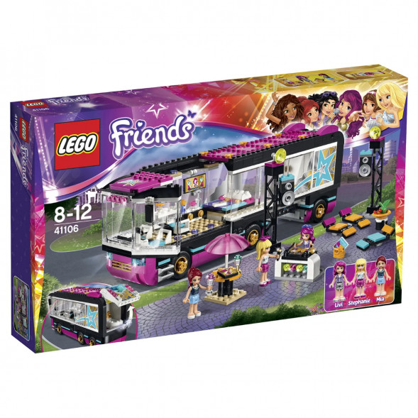 Конструктор LEGO Friends 41106 Поп звезда: гастроли в Иркутске