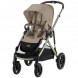 Детская коляска Cybex Gazelle S TPE Almond Beige с корзиной и дождевиком в Иркутске