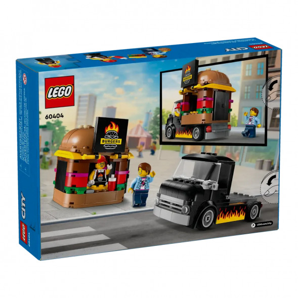 Конструктор LEGO City 60404 Бургерная на колесах в Иркутске