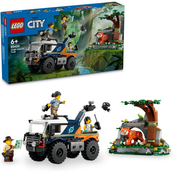 Конструктор LEGO City 60426 Внедорожный грузовик Исследователь джунглей в Иркутске