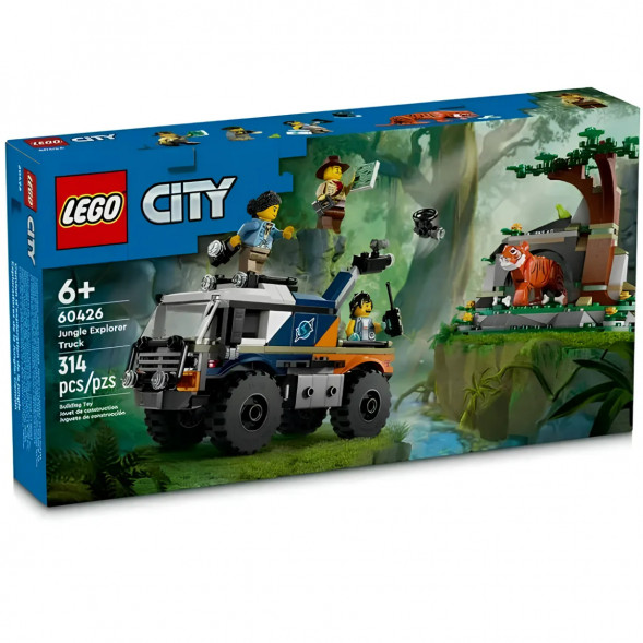 Конструктор LEGO City 60426 Внедорожный грузовик Исследователь джунглей в Иркутске