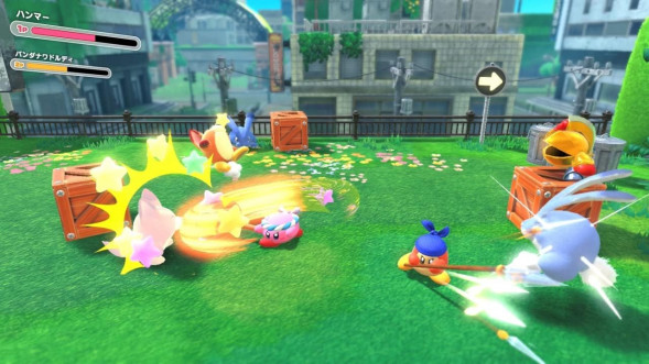 Игра Kirby and the Forgotten Land + Star-Crossed World [Nintendo Switch 2, английская версия] в Иркутске