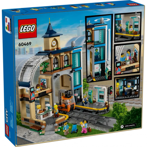 Конструктор LEGO City 60469 Центральный железнодорожный вокзал в Иркутске