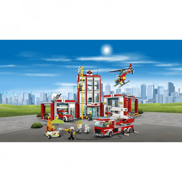 Конструктор LEGO City 60110 Пожарная часть в Иркутске