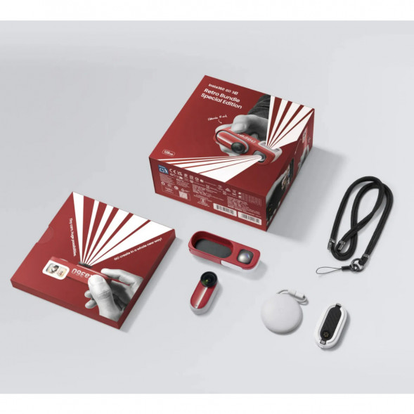 Экшн-камера Insta360 Go 3S Retro Bundle Special Edition 128ГБ, Red в Иркутске
