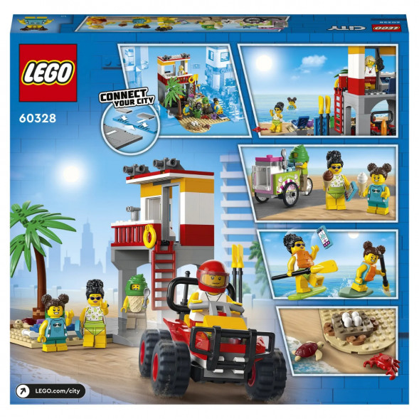 Конструктор LEGO City 60328 Пост спасателей на пляже в Иркутске